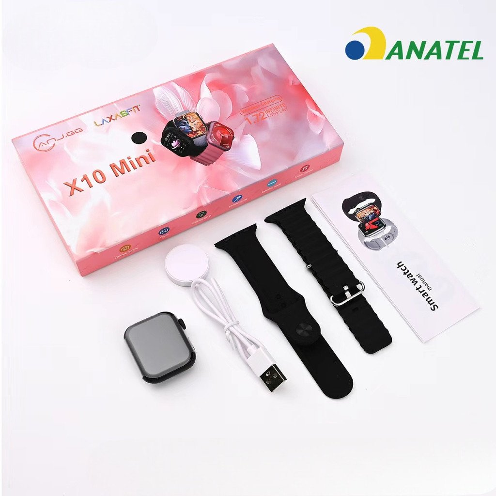 sg-11134201-825at-mfvissa89m30e8 Smartwatch X10 Mini 1.72 - Imagem 1