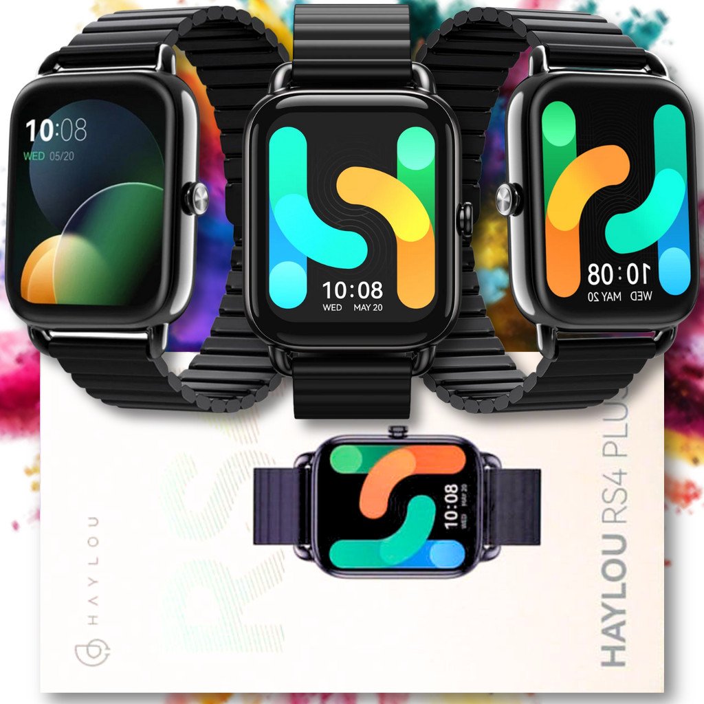 sg-11134201-825b2-mfvlysd9xf6486 Smartwatch Haylou RS4 Plus Tela AMOLED 1.78 - Imagem 1