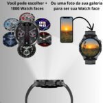 Smartwatch GT4 Max MA20S Microwear com NFC GPS e Tela AMOLED Relógio Inteligente Esportivo e Conectado - Imagem 4