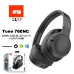 Fone de ouvido Wireless sem fio Bluetooth 760BT Microfone Pure Bass Cancelamento Ativo de Ruído Mp3 - Imagem 2