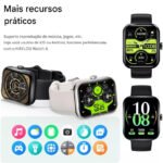 Relógio Smartwatch Haylou Watch 4 Gps Ip68 Esportivo Treino Prateado Lisa Branco Prateado - Imagem 3