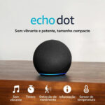 Amazon Echo Dot 5ª Geração Smart Speaker Alexa Original Nota Fiscal Pronta Entrega SP - Imagem 4