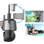 Câmera de vigilância externa Wi-Fi com lente dupla IP66 360° 4K 6MP, sirene à prova d'água ICSEE - Imagem 5