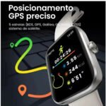 Relógio Smartwatch Haylou Watch 4 Gps Ip68 Esportivo Treino Prateado Lisa Branco Prateado - Imagem 4