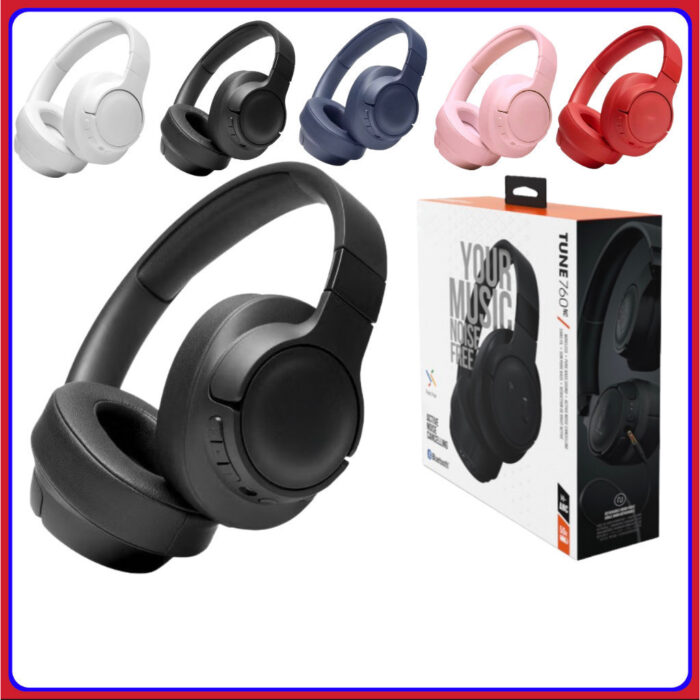 Fone de ouvido Wireless sem fio Bluetooth 760BT Microfone Pure Bass Cancelamento Ativo de Ruído Mp3 — imagem 1
