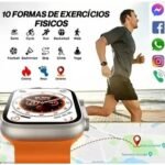 Smartwatch HW Ultra Mini 2 41mm Kit 7 Pulseiras + Case NFC Original - Imagem 5