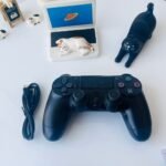 Controle Compatível Com Ps4 Sem fio joystick Com Cabo Carregável - Imagem 4