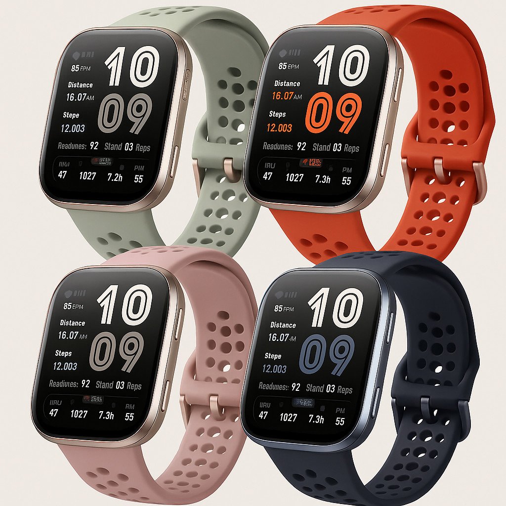 sg-11134201-8261v-mjbrfzjwdptvb5 Smartwatch Amazfit Bip 6 A2435 GPS, Bluetooth, AMOLED 1.97 - Imagem 1