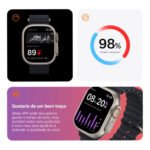 Smartwatch Ultra 3 Pro Microwear Tela AMOLED 45mm ChatGPT Original Faz Chamada - Imagem 6