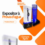 Expositor De Relógio À Prova D'água Aquário Efeito Bolhas Para Vitrine Luxo - Imagem 3