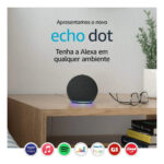 Amazon Echo Dot 5ª Geração Smart Speaker Alexa Original Nota Fiscal Pronta Entrega SP - Imagem 5