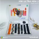 Smartwatch HW Ultra Mini 2 41mm Kit 7 Pulseiras + Case NFC Original