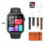 Smartwatch Watch S11 MiniPro 37mm x 42mm – 2 Pulseiras + Capa – Música, Clima, Monitor Cardíaco + NFC - Imagem 6