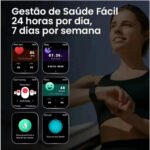 Relógio Smartwatch Haylou Watch 4 Gps Ip68 Esportivo Treino Prateado Lisa Branco Prateado - Imagem 5