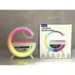 G Speaker Luminária com Relógio e Carregador Indução - Imagem 8