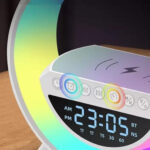 G Speaker Luminária com Relógio e Carregador Indução - Imagem 3